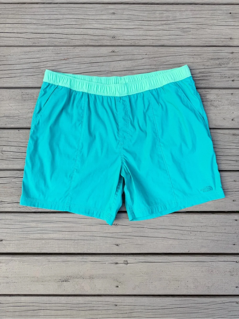 The North Face Class V Pull-On Shorts in Green Mist side XXL